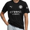 Men’s Manchester City FC Replica Away Soccer Jersey - Black Manchester City FC Men’s Away