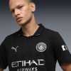 Men’s Manchester City FC Replica Away Soccer Jersey - Black1 Manchester City FC Men’s Away
