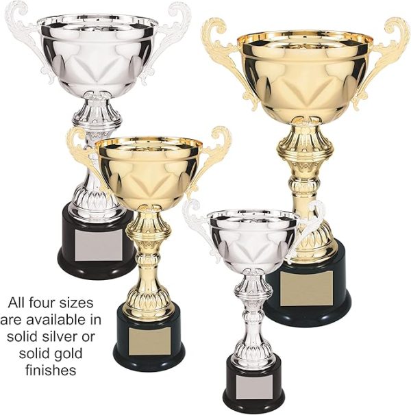Decade Awards Metal Cup Trophy, Gold1 Decade Awards Metal Cup Trophy Gold