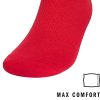 adidas Unisex Rivalry Soccer Socks (2 Pairs) Over-the-Calf RED WHITE1 Rivalry Soccer Unisex Socks adidas